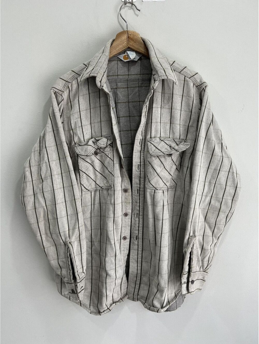 Vintage Carhartt Rugged Wear Bitton Up Shirt